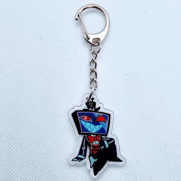 Hazbin Hotel Keychains! Adam Alastor Angel Husk Lucifer SirPentious ValentinoVox - Picture 9 of 9